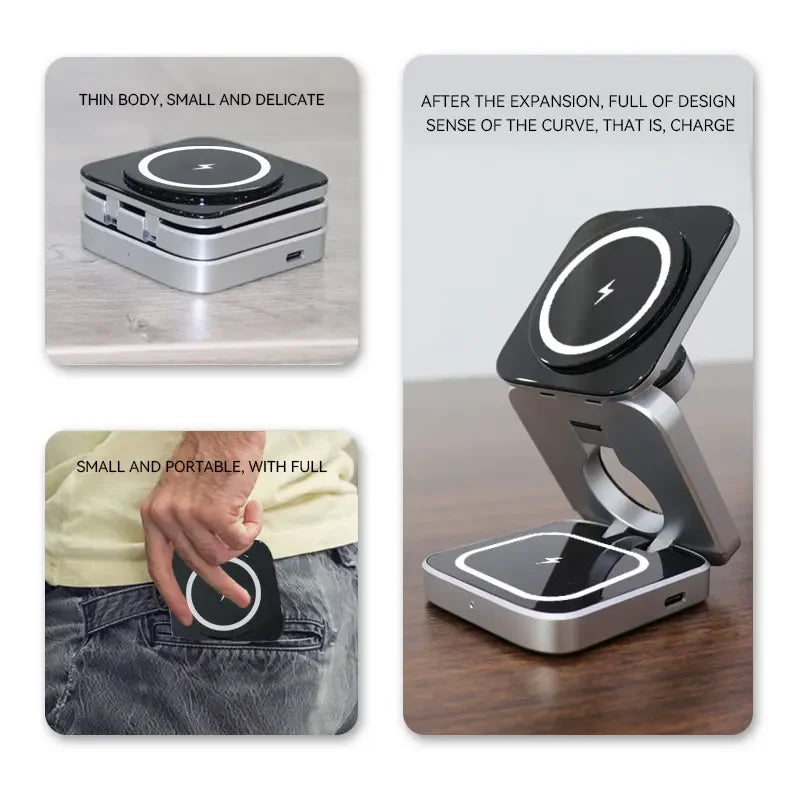 3 in-1 Foldable Wireless Charging Station