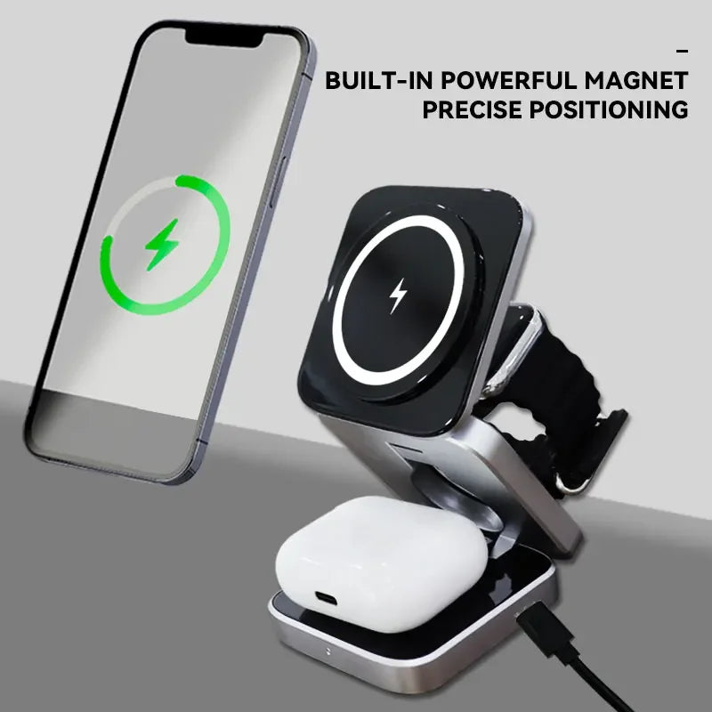 3 in-1 Foldable Wireless Charging Station